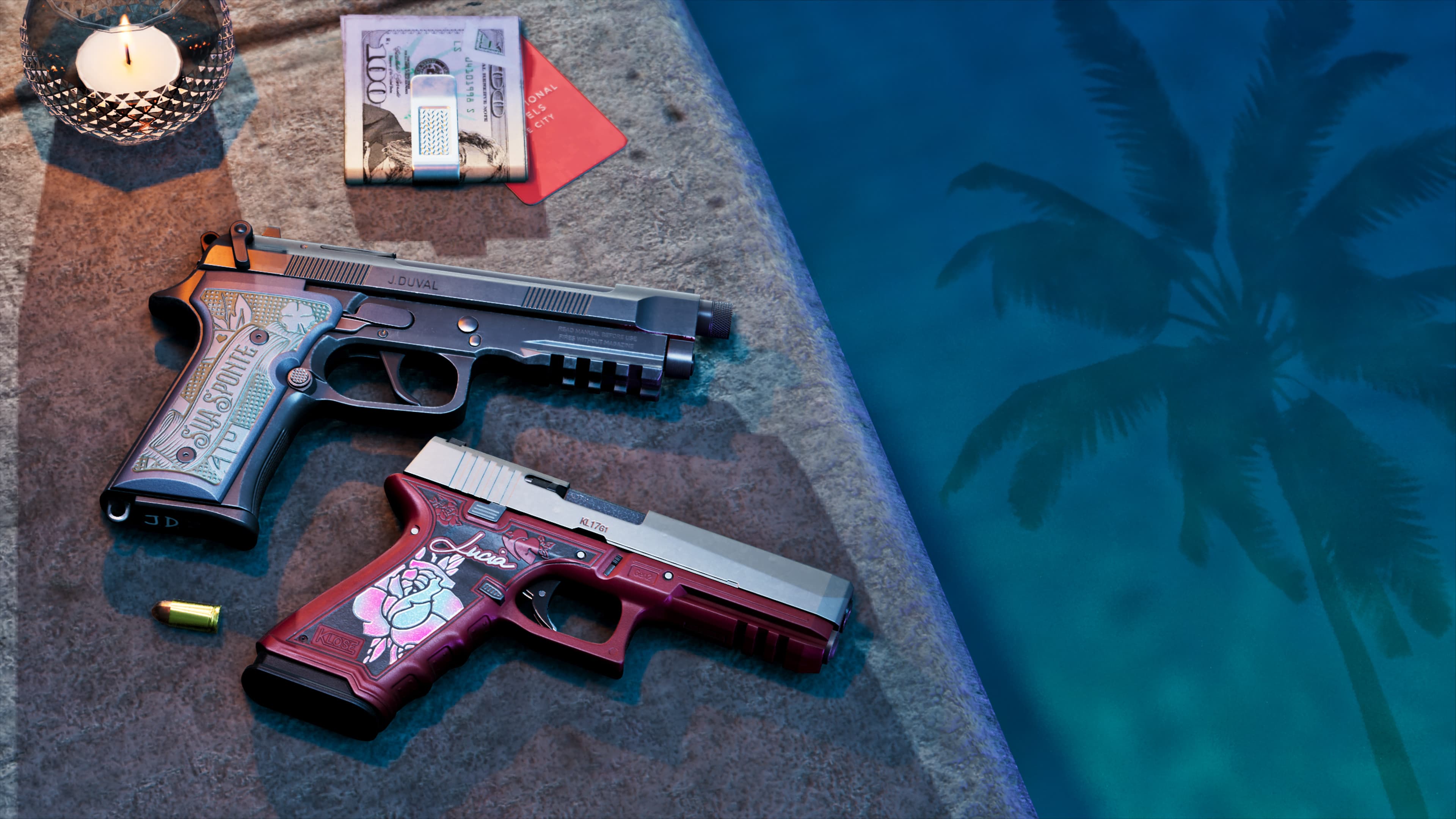 Girardi ES9 (Jason) + Klose K17 (Lucia) — personalized pistols
